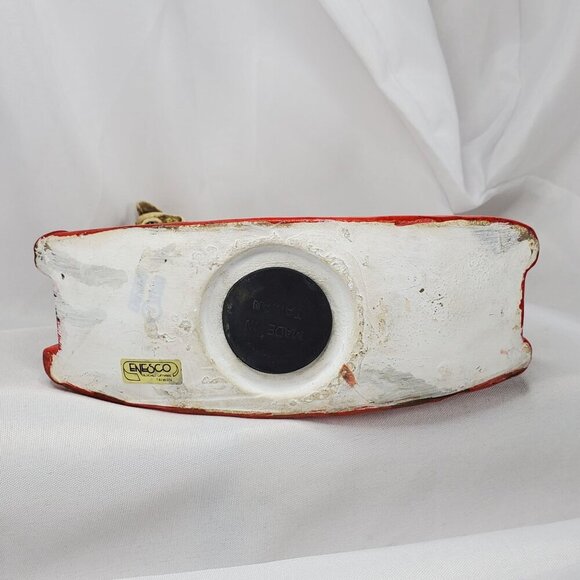 Vintage Enesco Decorative Rocking Horse Coin Bank Piggy Bank Christmas - Picture 12 of 13